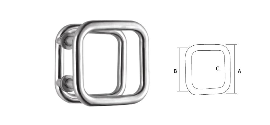 Glass Door handle,Stainless Steel/Shower handle